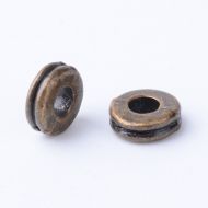 Spacer Beads - Donut - Antique Bronze