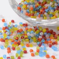 0/8 Seed Beads - Mixed Colour Frosted
