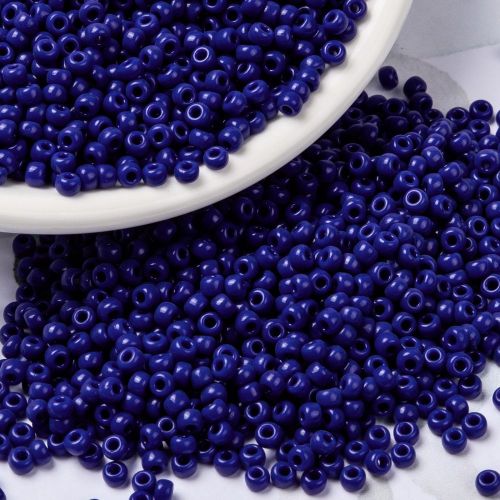 MIYUKI Round Rocailles Beads - 8/0 - Opaque Cobalt