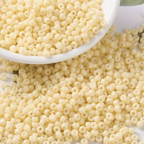 MIYUKI Round Rocailles Beads - 8/0 - Opaque Moccasin