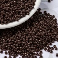 MIYUKI Round Rocailles Beads - 8/0 - Opaque Red Brown