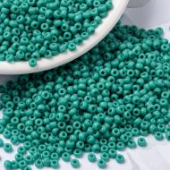 MIYUKI Round Rocailles Beads - 8/0 - Opaque Turquoise Green