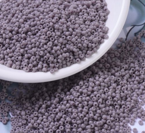 MIYUKI Round Rocailles Beads - 11/0 - Opaque Mauve