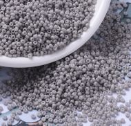 MIYUKI Round Rocailles Beads - 11/0 - Opaque Light Smoke