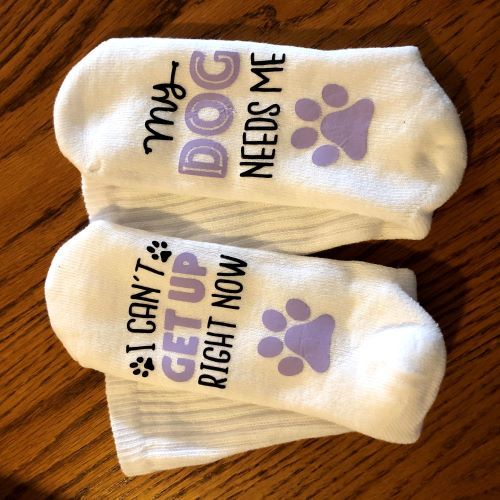 I Can't Get Up My Dog Needs Me